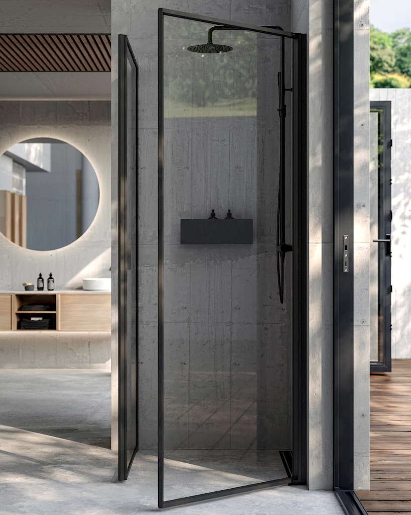 Edge 12 dusjhjørne, klar/Onyx Edge 12 dusjhjørne, klar/Onyx